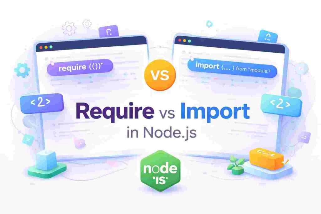 require vs import