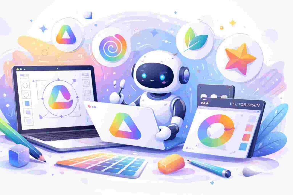 AI tools logo design